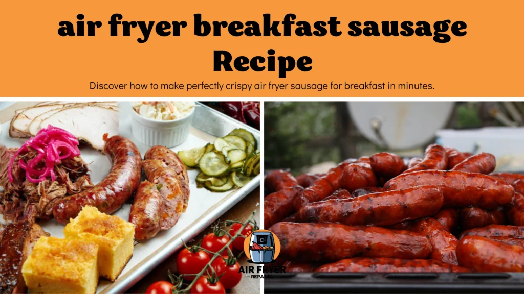 air fryer breakfast sausage