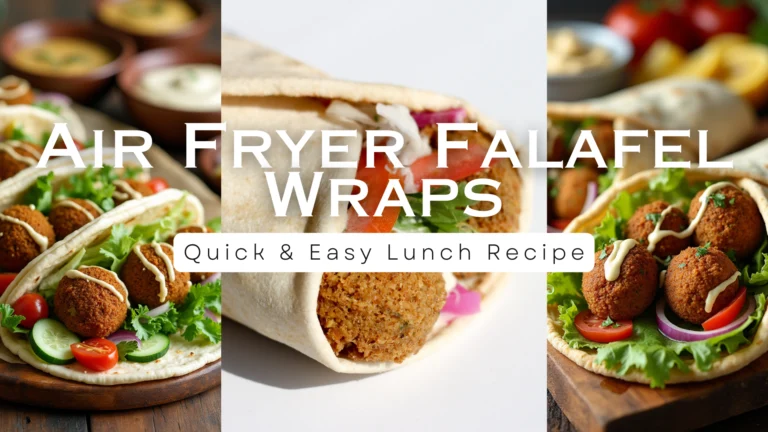 Air Fryer Falafel Wraps: Best Lunch in 2024